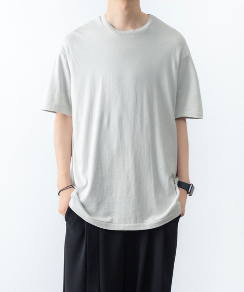 ATTACHMENT(アタッチメント)の「ハイウエット ジャージー スリムフィットS/S TEE / HIGH WET JERSEY SLIM FIT S/S TEE(Tシャツ/カットソー・メンズ・ブラック/ダークグレー/ライトグレー・1/2/3/4)」の2枚目の写真