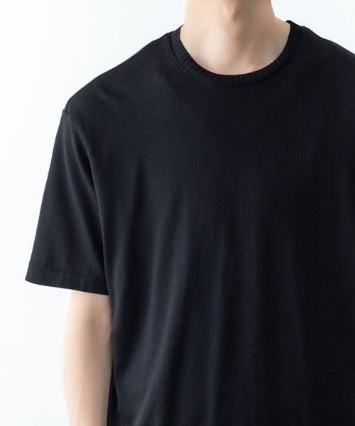 ATTACHMENT(アタッチメント)の「ハイウエット ジャージー スリムフィットS/S TEE / HIGH WET JERSEY SLIM FIT S/S TEE(Tシャツ/カットソー・メンズ・ブラック/ダークグレー/ライトグレー・1/2/3/4)」の5枚目の写真