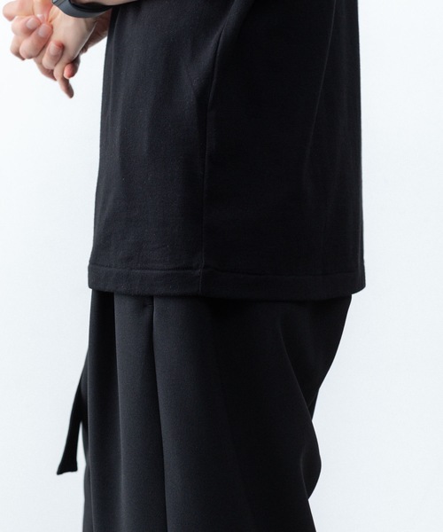 ATTACHMENT(アタッチメント)の「ハイウエット ジャージー スリムフィットS/S TEE / HIGH WET JERSEY SLIM FIT S/S TEE(Tシャツ/カットソー・メンズ・ブラック/ダークグレー/ライトグレー・1/2/3/4)」の10枚目の写真