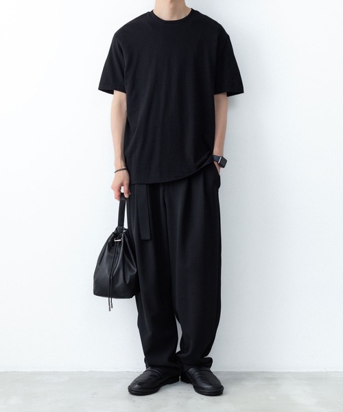 ATTACHMENT(アタッチメント)の「ハイウエット ジャージー スリムフィットS/S TEE / HIGH WET JERSEY SLIM FIT S/S TEE(Tシャツ/カットソー・メンズ・ブラック/ダークグレー/ライトグレー・1/2/3/4)」の11枚目の写真