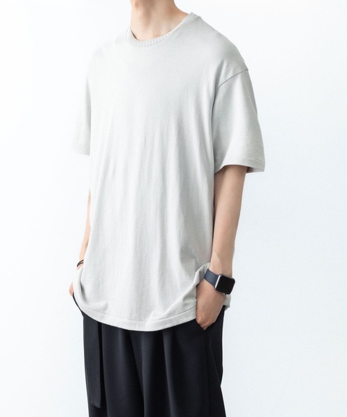 ATTACHMENT(アタッチメント)の「ハイウエット ジャージー スリムフィットS/S TEE / HIGH WET JERSEY SLIM FIT S/S TEE(Tシャツ/カットソー・メンズ・ブラック/ダークグレー/ライトグレー・1/2/3/4)」の12枚目の写真