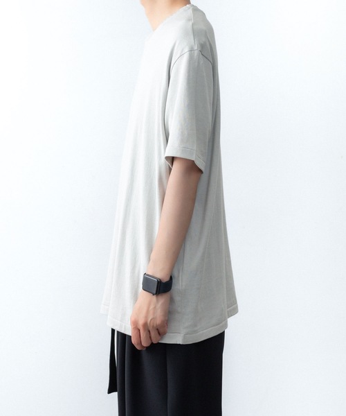 ATTACHMENT(アタッチメント)の「ハイウエット ジャージー スリムフィットS/S TEE / HIGH WET JERSEY SLIM FIT S/S TEE(Tシャツ/カットソー・メンズ・ブラック/ダークグレー/ライトグレー・1/2/3/4)」の14枚目の写真