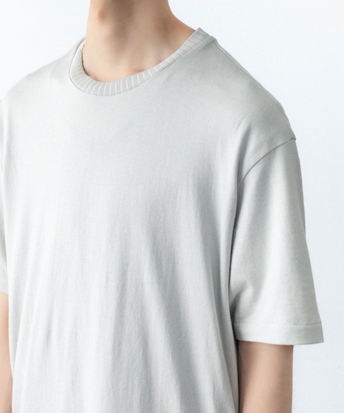 ATTACHMENT(アタッチメント)の「ハイウエット ジャージー スリムフィットS/S TEE / HIGH WET JERSEY SLIM FIT S/S TEE(Tシャツ/カットソー・メンズ・ブラック/ダークグレー/ライトグレー・1/2/3/4)」の17枚目の写真