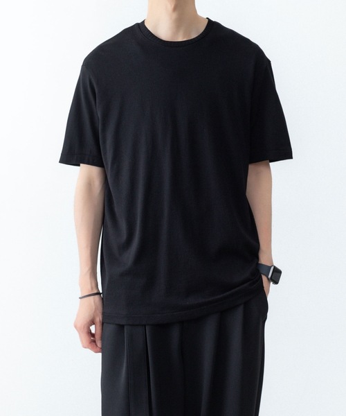 ATTACHMENT(アタッチメント)の「ハイウエット ジャージー スリムフィットS/S TEE / HIGH WET JERSEY SLIM FIT S/S TEE(Tシャツ/カットソー・メンズ・ブラック/ダークグレー/ライトグレー・1/2/3/4)」の9枚目の写真