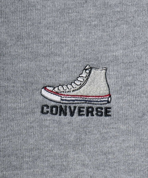 CONVERSE(コンバース)の「CONVERSE/コンバース 裏起毛 ワンポイントロゴ刺繍 オーバーサイズ スウェットフルジップパーカー レディース メンズ フーディー(パーカー・レディース・アッシュグレー/ブラック/グレー・LL/L/M)」の17枚目の写真