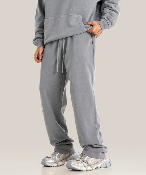 CORPUS TOKYO（コーパス トーキョー）の「【セットアップ対応】ピグメントスウェットパンツ（スウェットパンツ・メンズ・ダークパープル/ブラック/グレー/チャコールグレー/ブルー・1/2/3/4）」の3枚目の写真