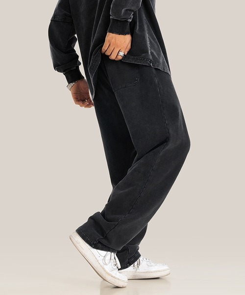 CORPUS TOKYO（コーパス トーキョー）の「【セットアップ対応】ピグメントスウェットパンツ（スウェットパンツ・メンズ・ダークパープル/ブラック/グレー/チャコールグレー/ブルー・1/2/3/4）」の6枚目の写真