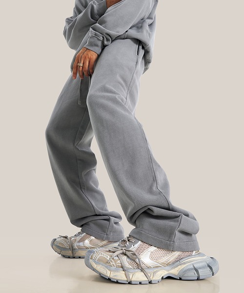 CORPUS TOKYO（コーパス トーキョー）の「【セットアップ対応】ピグメントスウェットパンツ（スウェットパンツ・メンズ・ダークパープル/ブラック/グレー/チャコールグレー/ブルー・1/2/3/4）」の10枚目の写真