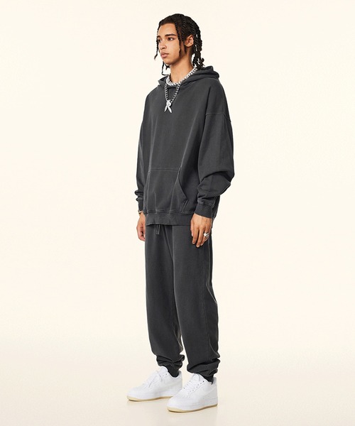 CORPUS TOKYO（コーパス トーキョー）の「【セットアップ対応】ピグメントスウェットパンツ（スウェットパンツ・メンズ・ダークパープル/ブラック/グレー/チャコールグレー/ブルー・1/2/3/4）」の16枚目の写真