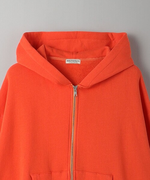 BEAUTY&YOUTH UNITED ARROWS（ビューティーアンドユースユナイテッドアローズ）の「クラッシュド パイル ジップ パーカ（パーカー・メンズ・コバルトブルー/オレンジ/ライトグレー・M/S/XL/L）」の7枚目の写真