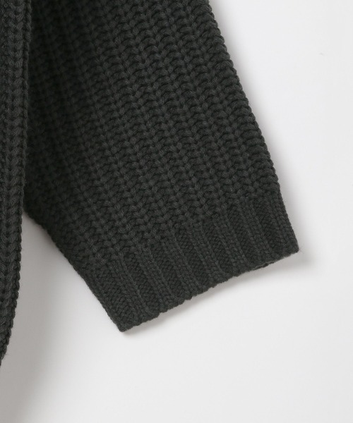 LEPSIM（レプシィム）の「3ゲージハンドステッチロゴプルオーバー　137526（ニット/セーター・レディース・オフホワイト/スミクロ・FREE）」の6枚目の写真