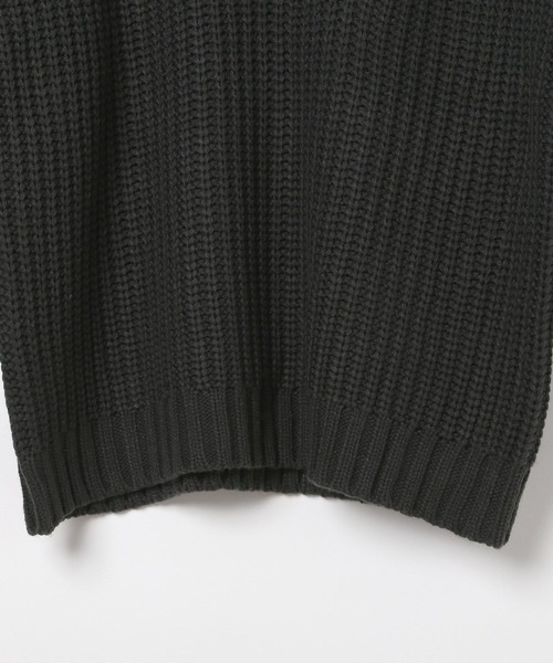 LEPSIM（レプシィム）の「3ゲージハンドステッチロゴプルオーバー　137526（ニット/セーター・レディース・オフホワイト/スミクロ・FREE）」の7枚目の写真