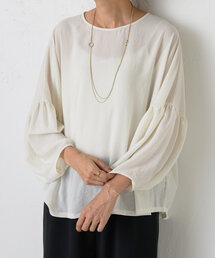 BEARDSLEY | 袖ギャザーTブラウス(シャツ/ブラウス)