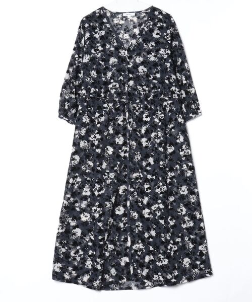 ＊CHICCA＊です◡̈*パラスパレス 花柄ロングワンピース 花柄ロングワンピース | COPINE