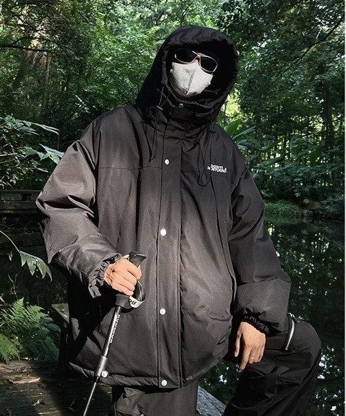 NEW GENTLEMAN（ニュージェントルマン）の「カバースキャット 切り替え エコダウンジャケット（ダウンジャケット/コート・メンズ・ブラック/グレー/グリーン・M/L/XL）」の13枚目の写真