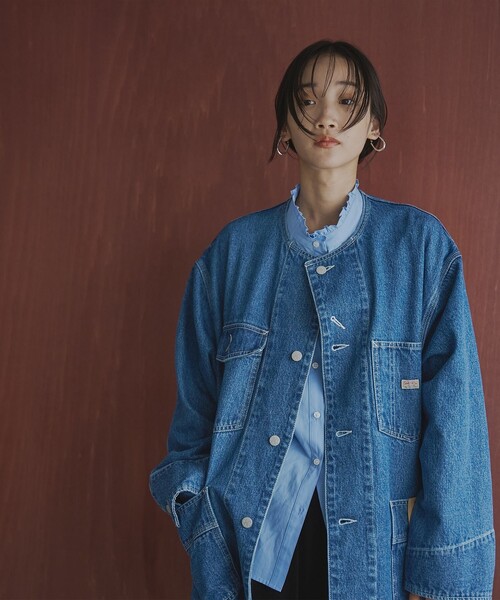 SMITH'S（スミス）の「SMITH’S（スミス）別注カバーオール（カバーオール・レディース・コバルトブルー/ブラック/ナチュラル・FREE）」の20枚目の写真