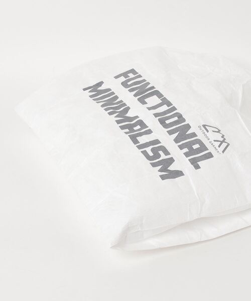 CMF OUTDOOR GARMENT（シーエムエフアウトドアガーメント）の「CMF OUTDOOR GARMENT / シーエムエフ アウトドア ガーメント：SHOP BAG TYVEK：CMF2401-AC08[AST]（トートバッグ・メンズ・ホワイト・FREE）」の3枚目の写真
