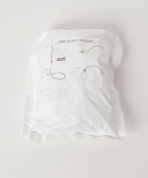 CMF OUTDOOR GARMENT（シーエムエフアウトドアガーメント）の「CMF OUTDOOR GARMENT / シーエムエフ アウトドア ガーメント：SHOP BAG TYVEK：CMF2401-AC08[AST]（トートバッグ・メンズ・ホワイト・FREE）」の5枚目の写真