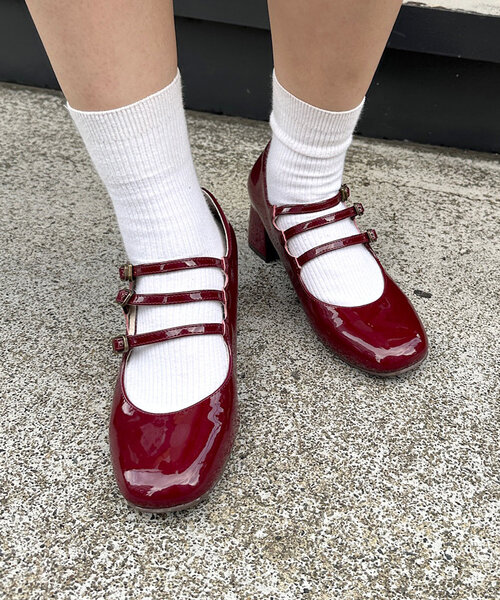 w closet(ダブルクローゼット)の「メリージェーンパンプス(パンプス・レディース・アイボリー/ブラック/レッド/シルバー系その他・MEDIUM/LARGE)」の11枚目の写真