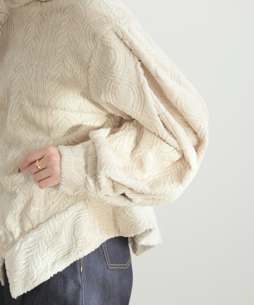 セール】【FUMIE TANAKA(フミエタナカ)】fisher fur p/o：カットソー