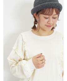 Samansa Mos2 | 【リサイクルコットン】メロー切替柄アソートトップス(Tシャツ/カットソー)