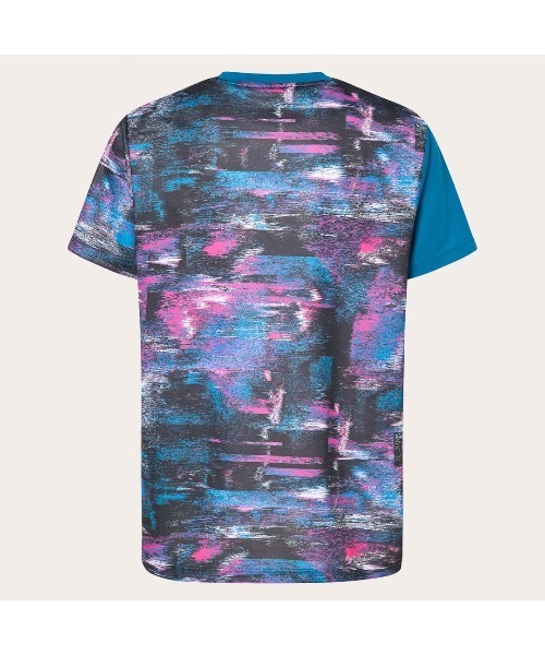 OAKLEY(オークリー)の「オークリー SLANT GRAPHIC TEE 8.0/ T-SHIRT Tシャツ/TRAINING/TENNIS スポーツ・トレーニング/OAKLEY(Tシャツ/カットソー・メンズ・ブルー系その他・S)」の4枚目の写真