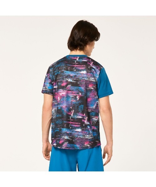 OAKLEY(オークリー)の「オークリー SLANT GRAPHIC TEE 8.0/ T-SHIRT Tシャツ/TRAINING/TENNIS スポーツ・トレーニング/OAKLEY(Tシャツ/カットソー・メンズ・ブルー系その他・S)」の6枚目の写真