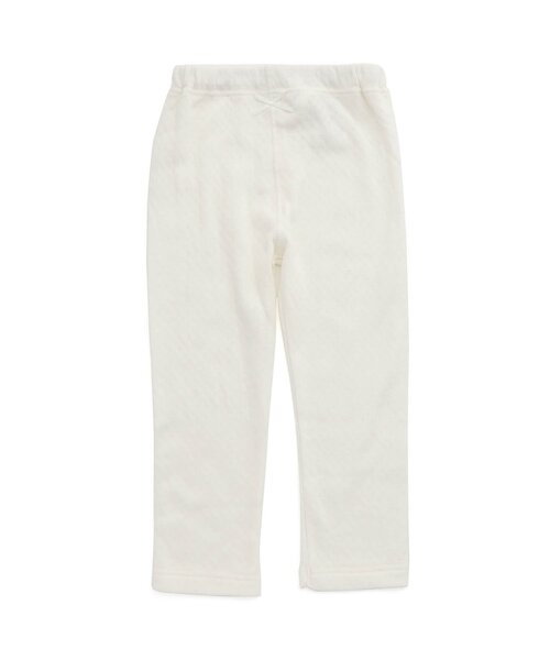 apres les cours(アプレレクール)の「【WEB限定】あったか起毛接結天竺レギンス_9分丈(レギンス/スパッツ・キッズ・パープル/ブラック/オフホワイト/グレー・140/130/120/110/100/90/80)」の2枚目の写真