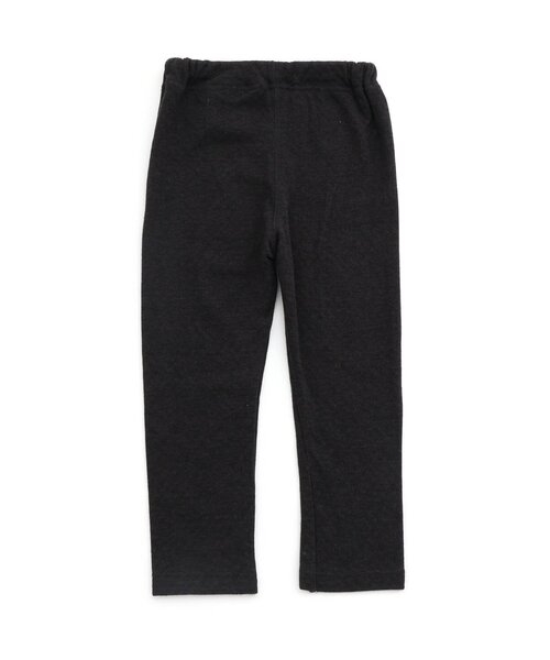 apres les cours(アプレレクール)の「【WEB限定】あったか起毛接結天竺レギンス_9分丈(レギンス/スパッツ・キッズ・パープル/ブラック/オフホワイト/グレー・140/130/120/110/100/90/80)」の5枚目の写真