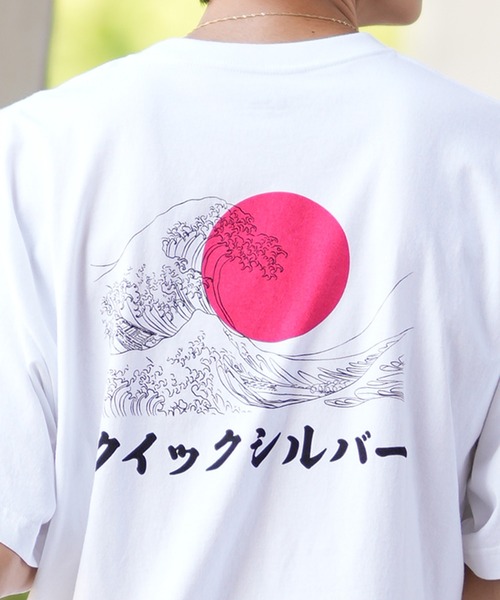Quiksilver(クイックシルバー)の「【ムラサキスポーツ限定】QUIKSILVER/クイックシルバー 半袖Tee オーバーサイズ バックプリント JAPAN QST244602M(Tシャツ/カットソー・メンズ・ブラック/ホワイト・L/M/XL)」の13枚目の写真