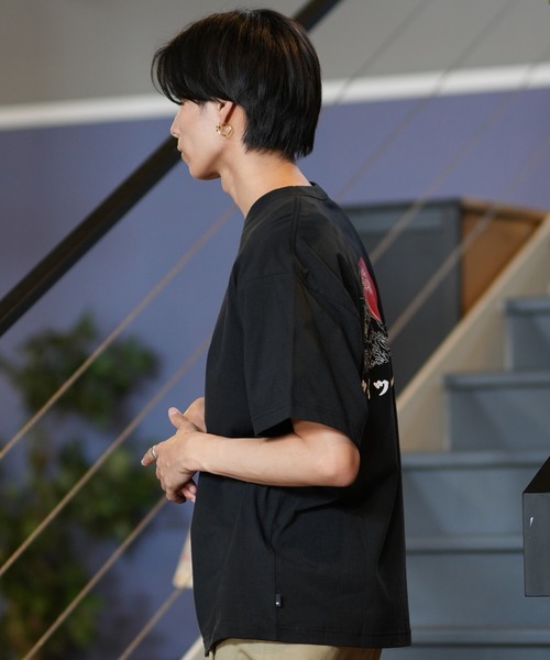 Quiksilver(クイックシルバー)の「【ムラサキスポーツ限定】QUIKSILVER/クイックシルバー 半袖Tee オーバーサイズ バックプリント JAPAN QST244602M(Tシャツ/カットソー・メンズ・ブラック/ホワイト・L/M/XL)」の15枚目の写真