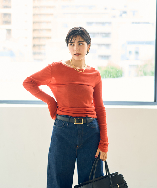 TICCA（ティッカ）の「【TICCA/ティッカ】ウールシルククルー