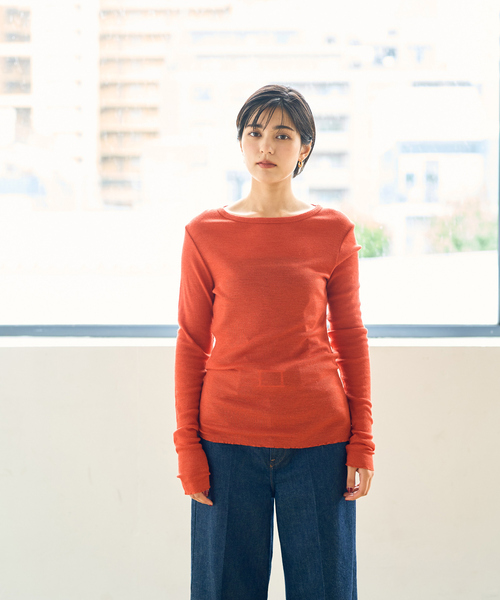 TICCA（ティッカ）の「【TICCA/ティッカ】ウールシルククルー