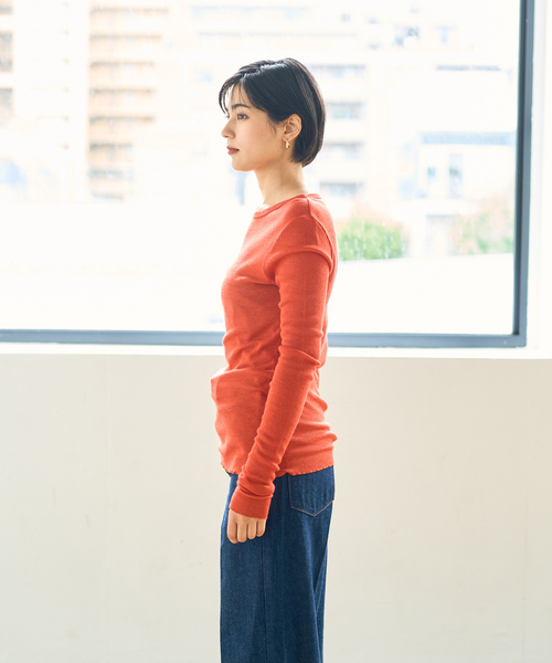 (専用)TICCA ウールシルククルーネックプルオーバー ウールシルククルーネックプルオーバー/TBDA-281