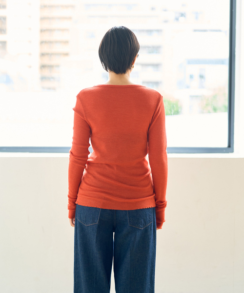 (専用)TICCA ウールシルククルーネックプルオーバー TICCA（ティッカ）の「【TICCA/ティッカ】ウールシルククルー