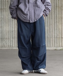 ROOT THREE（ルートスリー）の「【ROOT THREE】 ストレッチ ポリツイル ワイド イージー テック パンツ（その他パンツ）」