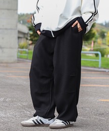 ROOT THREE（ルートスリー）の「【ROOT THREE】 ストレッチ ポリツイル ワイド イージー テック パンツ（その他パンツ）」