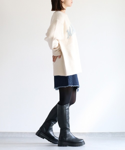 cepo（セポ）の「〈セットアップコーデ可能〉ラップデニムミニスカート（デニムスカート・レディース・ワンウォッシュ/ブルー系2・S/M/L）」の16枚目の写真