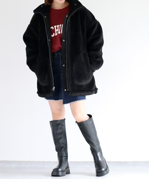 cepo（セポ）の「〈セットアップコーデ可能〉ラップデニムミニスカート（デニムスカート・レディース・ワンウォッシュ/ブルー系2・S/M/L）」の20枚目の写真