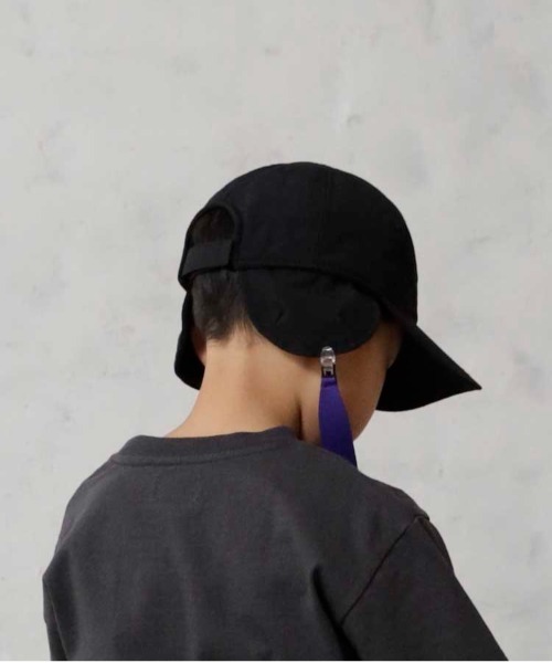 ARCH & LINE(アーチアンドライン)の「Re:NYLON HIKING CAP(キャップ・キッズ・ブラック/ベージュ/ライトグレー/オリーブ・54/57)」の5枚目の写真