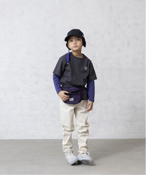 ARCH & LINE(アーチアンドライン)の「Re:NYLON HIKING CAP(キャップ・キッズ・ブラック/ベージュ/ライトグレー/オリーブ・54/57)」の7枚目の写真