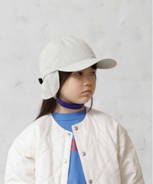 ARCH & LINE(アーチアンドライン)の「Re:NYLON HIKING CAP(キャップ・キッズ・ブラック/ベージュ/ライトグレー/オリーブ・54/57)」の8枚目の写真