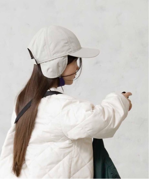 ARCH & LINE(アーチアンドライン)の「Re:NYLON HIKING CAP(キャップ・キッズ・ブラック/ベージュ/ライトグレー/オリーブ・54/57)」の9枚目の写真