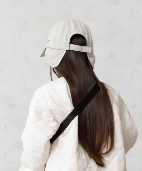 ARCH & LINE(アーチアンドライン)の「Re:NYLON HIKING CAP(キャップ・キッズ・ブラック/ベージュ/ライトグレー/オリーブ・54/57)」の10枚目の写真