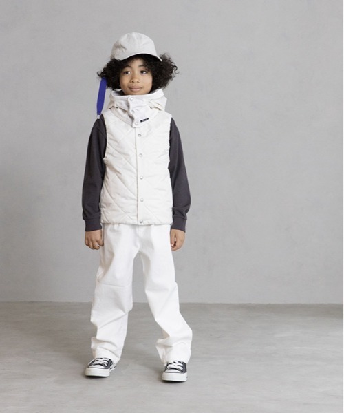 ARCH & LINE(アーチアンドライン)の「Re:NYLON HIKING CAP(キャップ・キッズ・ブラック/ベージュ/ライトグレー/オリーブ・54/57)」の13枚目の写真