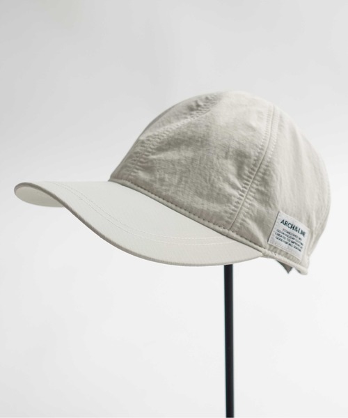ARCH & LINE(アーチアンドライン)の「Re:NYLON HIKING CAP(キャップ・キッズ・ブラック/ベージュ/ライトグレー/オリーブ・54/57)」の16枚目の写真