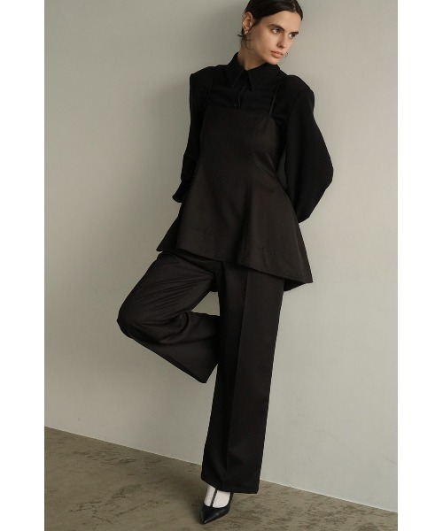 ☆新品【クラネ 】CLANE PEPLUM BUSTIER ALL IN ONE CLANE（クラネ） サロペット オーバーオール CLANE PEPLUM BUSTIER ALL