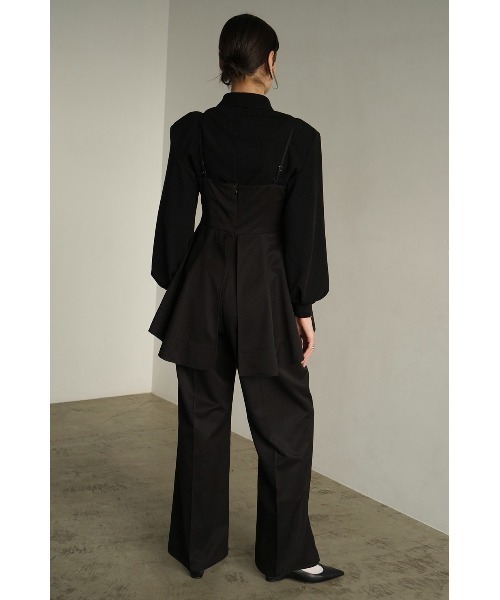 キム　CLANE PEPLUM BUSTIER ALL IN ONE CLANE PEPLUM BUSTIER ALL IN ONE All-in-One