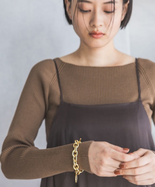 A part by（アパートバイ）の「コインチェーンブレスレット（ブレスレット・レディース・ゴールド・FREE）」の7枚目の写真