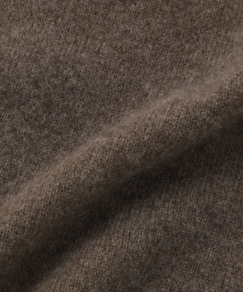 walenode（ウェルノード）の「walenode for EDIFICE 別注 YAK Square knit miura SP（ニット/セーター・メンズ・ブラック/ベージュ・2/3）」の3枚目の写真